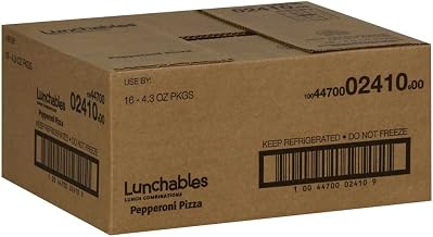 Kraft Oscar Mayer Lunchable Pepperoni Pizza, 4.5 Ounce -- 16 per case.