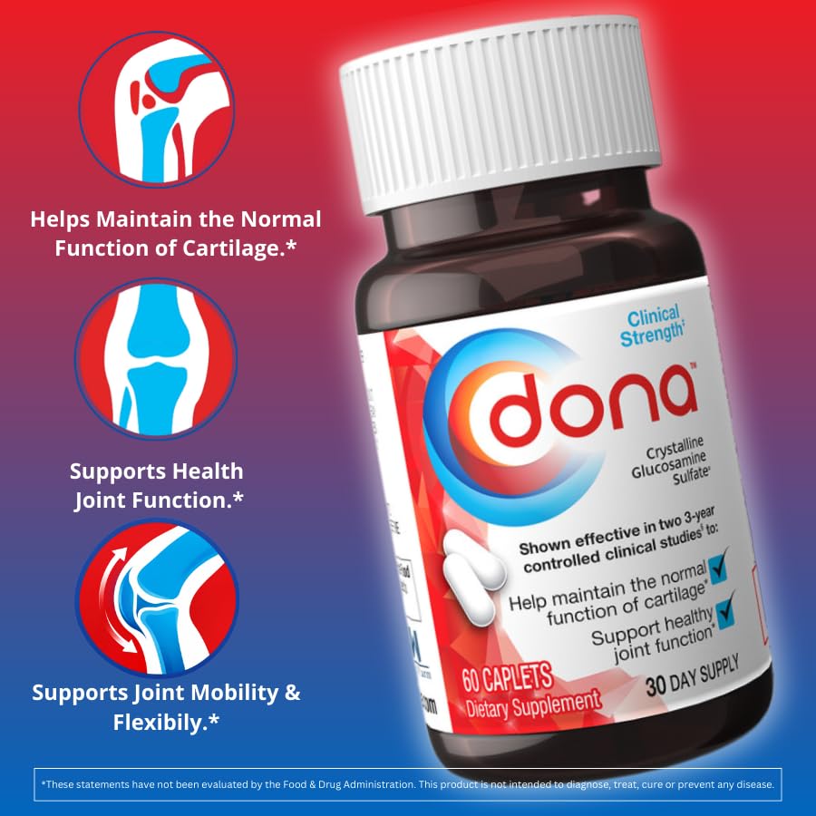 Glucosamine + INVIGOFLEX CS Joint Support Supplement Bundle by Dona – Commercial Grade