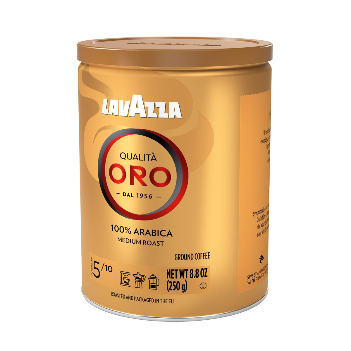 Qualità Oro Ground Coffee by Lavazza – 8.82 Ounce (Pack of 6), Pack of 6, Model 041953119029