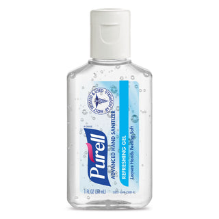Advanced Hand Sanitizer Refreshing Gel by Purell – 1 Fl Oz (Pack of 1), clear, Model JJ-624