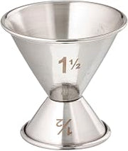 American Metalcraft J212 Jigger,Silver,½ oz. x 1 ½ oz. (Pack of 72)