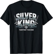 Silver King Tarpon Saltwater Flats Fishing Identity Pride T-Shirt