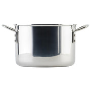 Tri-Ply Stock Pot by Winco – 6 Quarts, Stainless Steel, Silver, Model TGSP-6
