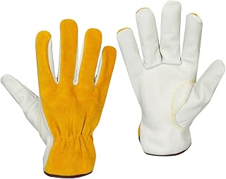 Tillman 1417 Economical Split & Top Grain Cowhide Drivers Gloves, Unlined, X-Large