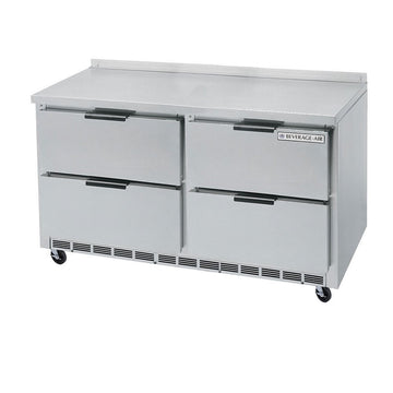 Work Top Freezer - 60" Removable - 4 Drawers by Beverage-Air – Model WTFD60AHC-4