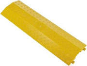 Global Industrial 1-Channel Drop Over Cable Protector, 18,000 lbs. Cap., Yellow