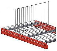 Global Industrial Pallet Rack Wire Deck Divider, 40"D x 18"H