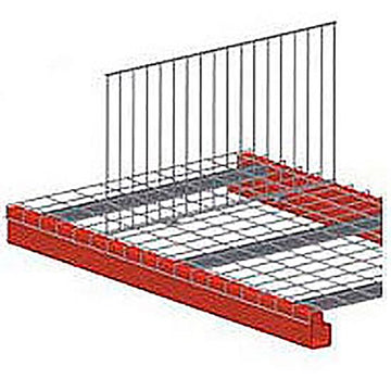 Pallet Rack Wire Deck Divider by Global Industrial – Steel, Gray, Model DC4018