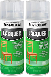 Rust-Oleum Clear / 11 Ounce (Pack of 2) / 1 Spray Paint