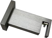Slim Bracket for Luxor Rectangular Brushed Steel 7.5 cm Stainless Steel Look 7.5 cm