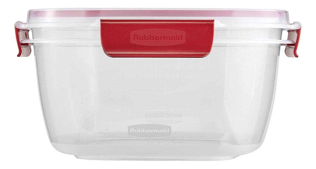 Easy Find Lids 14-Cup Food Storage Container by Rubbermaid – 14-Cup, 3.0 cups, Plastic, White Red, Model 2017416