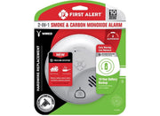 10 Year Back Up Hard-Wired w/Battery Back-Up Ionization Smoke and Carbon Monoxide Detect by First Alert – 3.70 L x 6.75 W x 8.50 H, No Color, Model 1046882