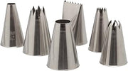 Ateco 6 Piece Pastry Tube and Tips (Set of 2)