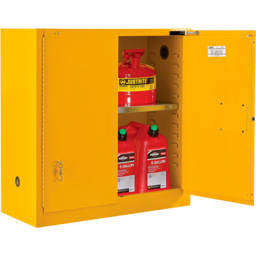 Flammable Cabinet by Global Industrial – Alloy Steel, Yellow, Model 316094