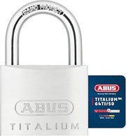 ABUS 64TI/50 50mm Titalium Padlock Keyed KA6512