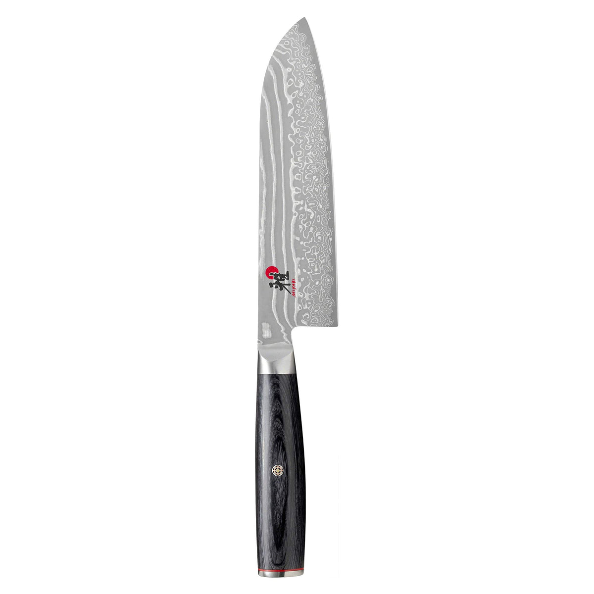 Kaizen II 7-inch Santoku Knife by MIYABI – 8", FC61 high-carbon stainless steel, Stainless Steel, Model 34684-183