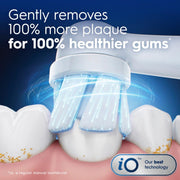 iO Ultimate Clean Replacement Brush Heads by Oral-B – 1 Count (Pack of 5), Nylon, White, Pack of 5, Model Oral-B iO Ultimate Clean