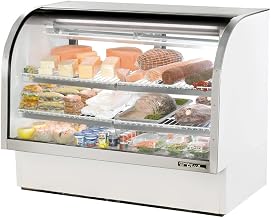 True TCGG-60 Refrigerated Curved Glass Display, 60"