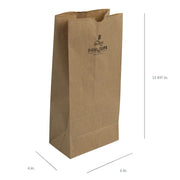 8# Paper Bag by General – 6-1/8 x 4.17 x 12-7/16, 35.0 pounds, Paper, Model 80984 /DM