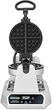 Waring Commercial Belgian Waffle Maker, 25 Waffles per Hour, Automatic Countdown Timer,Rotary Feature for Even Baking, Triple-Coated Nonstick Plates, NSF Certified, WW185X