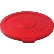 Global Industrial Red / 27-1/2" Diameter x 2-1/2"H / Industrial Kitchen Trash Cans