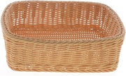 HUBERT Light Beige Storage Basket - 12 3/4"L x 10 1/2"L x 4"H