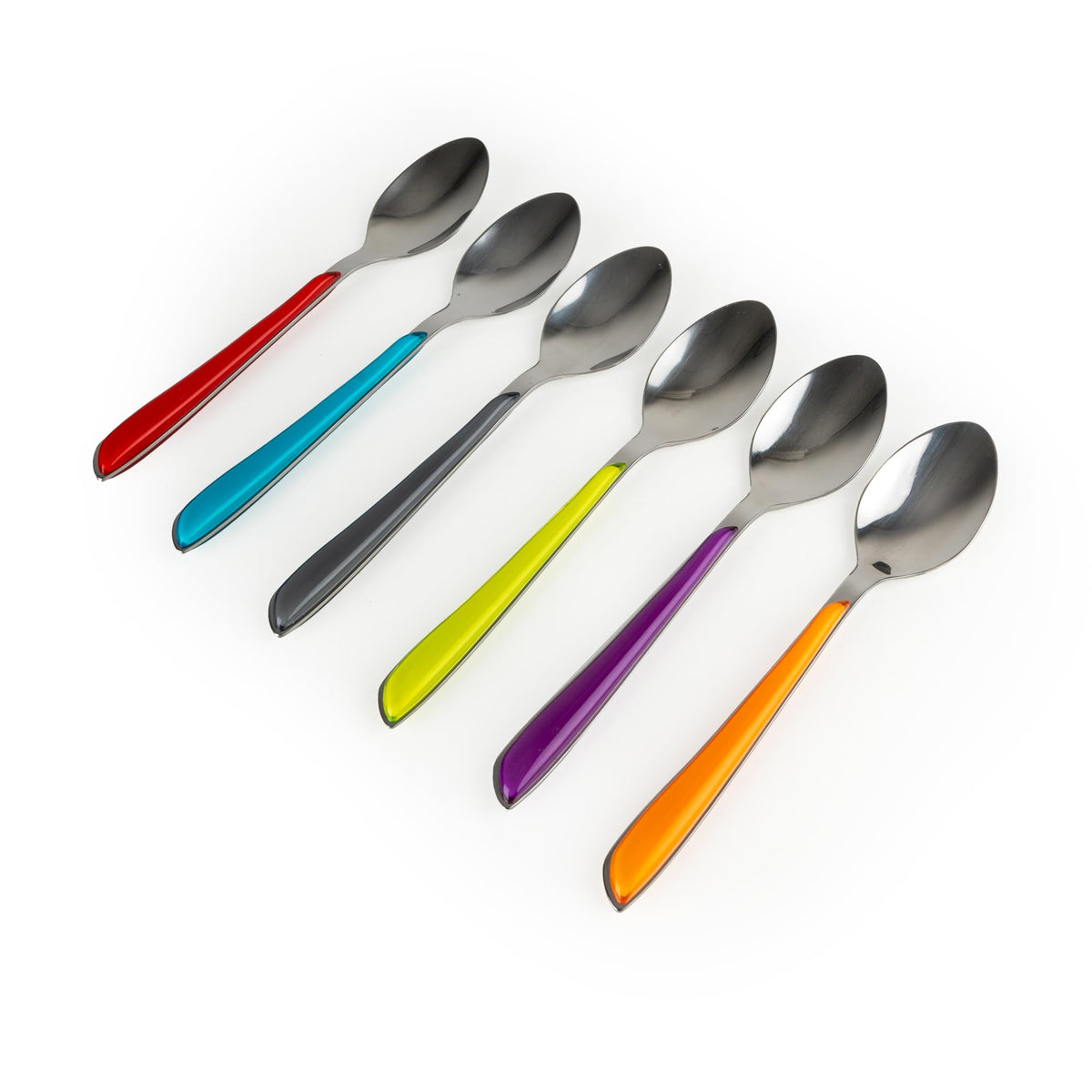 Eclat Kaleidoscope 24 Piece Flatware Cutlery Box Set by Amefa – Stainless Steel, Multicolor, Model 2214MZTES3C40