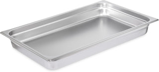 Durapan Stainless Steel Steam Table Pan by Carlisle FoodService Products – 20.5" x 12.75" x 2.5", 10.4 quarts, Stainless Steel, Silver, Model 607002