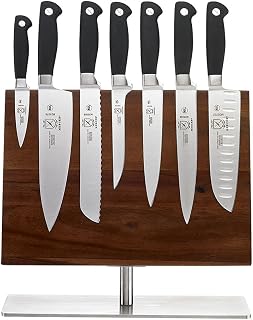Mercer Culinary Genesis 8-Piece Magnetic Board Knife Set, 14 1/8 x 10 1/4, 13 inch high, Stainless Steel