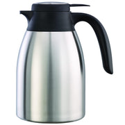 Flow Control Server by Service Ideas – 40.6 Ounces, 1.2 liters, Stainless Steel, Brushed, Model FCC12SS