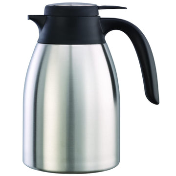 Flow Control Server by Service Ideas – 40.6 Ounces, 1.2 liters, Stainless Steel, Brushed, Model FCC12SS
