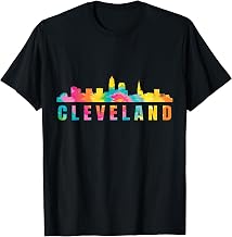 Cleveland Mens Womens Kids Tie Dye Cleveland USA American T-Shirt