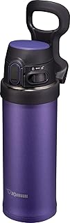 Zojirushi SM-QHE48VK, Flip-and-Go Stainless Mug, 16-Ounce, Purple Dusk