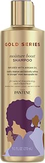Pantene Gold Series Shampoo Moisture Boost 9.1 Ounce (Pack of 2)