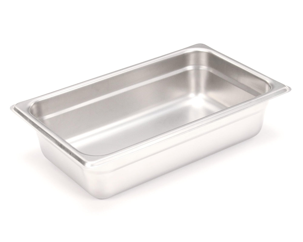 Merchandisers Pan 1/4Th by Nemco – 7.01 x 9.01 x 9.01 inches, Metal, Silver, Model 46908