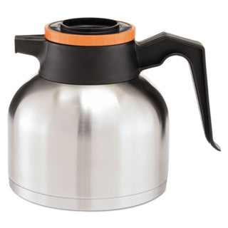 1.9 L Thermal Carafe (Orange Lid) by Bunn – 64.2 Ounces, 1.9 liters, Stainless Steel, Orange, Model 51746.0003