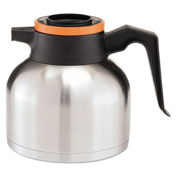 1.9 L Thermal Carafe (Orange Lid) by Bunn – 64.2 Ounces, 1.9 liters, Stainless Steel, Orange, Model 51746.0003