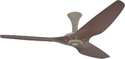 Big Ass Fans Haiku, 60" Diameter, Smart Indoor Ceiling Fan, Low Profile Mount (Cocoa Bamboo/Satin Nickel Hardware)