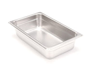 Merchandisers Pan 1/4Th by Nemco – 7.01 x 9.01 x 9.01 inches, Metal, Silver, Model 46908