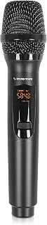 Wireless Metal Handheld Microphone with 8 Channels, Built-in Pop Filter, Replacement for SWM15-MAX & SWM16-MAX Wireless Microphone Mixer Systems, Channel B (SWM-MAX-BMIC)