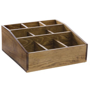 Multi-Section Organizer by CAL-MIL – Wood, Brown, Model 1714-99