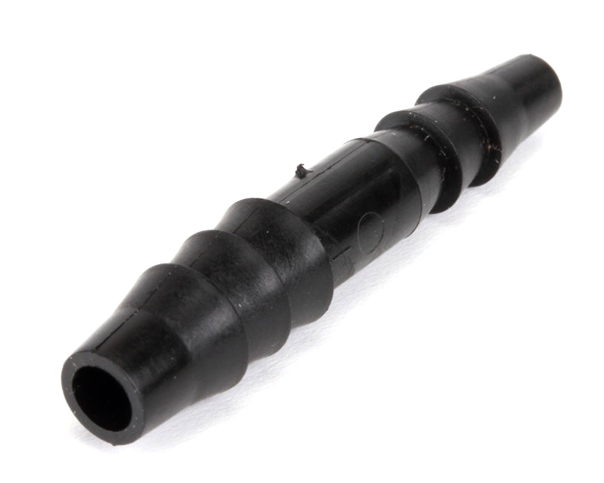 Tube Hose Barb Fitting by American Dish Service – Plastic, Black, Model 092-1146
