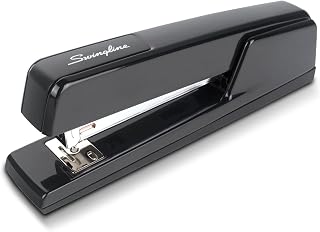 Stapler, 747, Classic, 20 Sheet Capacity, Metal, Black (74771) by Swingline – 1 Each, Metal, Black, Model S7074771H