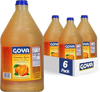 Goya Foods Bitter Orange Marinade, 128 Ounce 1 Gallon (Pack of 6)