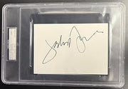 Jackson Browne Signed Autograph PSA/DNA Slabbed Encapsulated Cut Card COA Mint 9