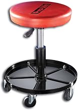 Pro-Lift C-3001 Pneumatic Chair with 300 lbs Capacity – Black / Red