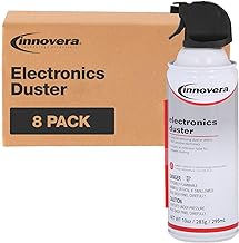Innovera Compressed Air Duster Cleaner, 10 Oz Can, 8/Pack