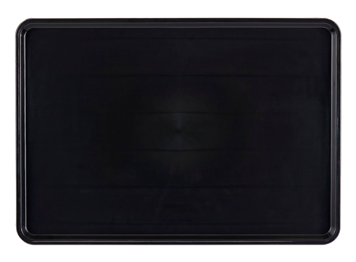 Meat Case Display Tray Black - 26" L x 18" W x 3/4" H by HUBERT – 26" x 18" x 0.8", Black, Model 87056