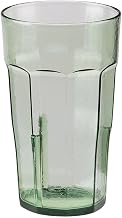 Cambro LT22427 Laguna Tumbler, Fluted, 22 Ounce, SAN, Spanish Green, 36-units