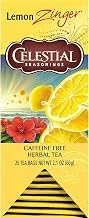 Celestial Seasonings Herbal Tea, Lemon Zinger, 25 Count, (Pack of 6)